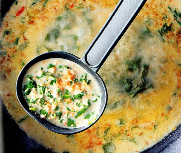 Thai spinatsuppe med kokos - Let og lækkert