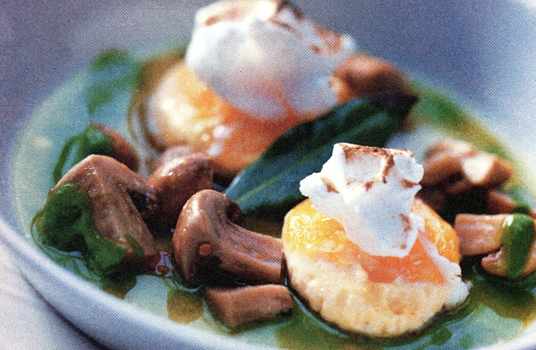 Æggeblomme med champignon - Kogebog.dk er bedst 💘