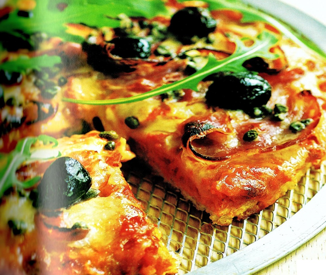 Pizza med pancetta - De bedste