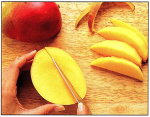 Safrankylling med mango og fløde - kan anbefales