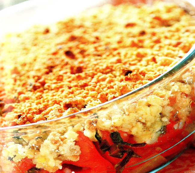 Tomat-crumble - De bedste