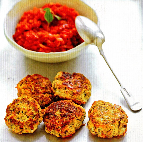 Kalkunkroketter med rød pesto - Let og godt