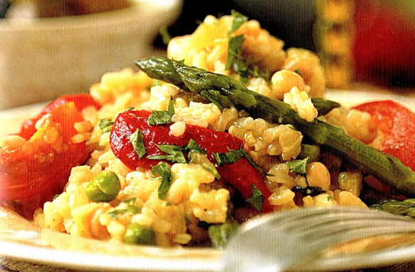 Paella de verduras