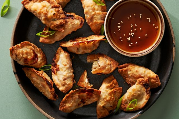 Dumplings med kylling i airfryer