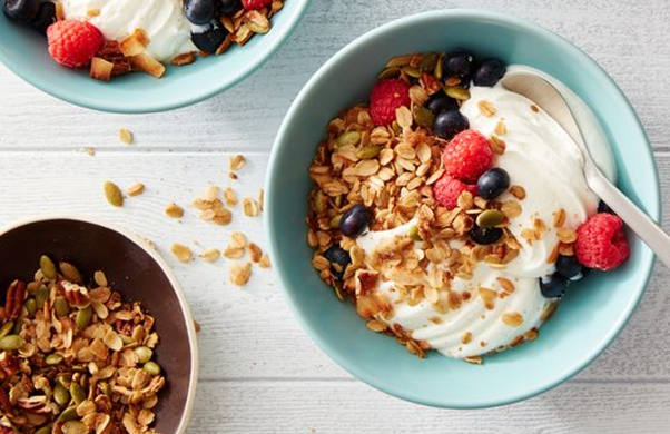 Sprød müsli med kanel i airfryer