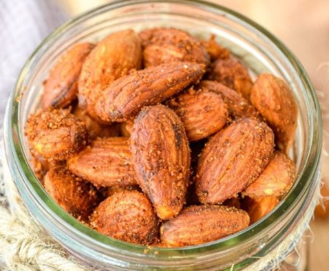 Brændte mandler i airfryer